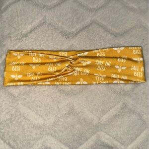 “Save the Bees” Print Headband